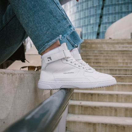 Barebarics Zing High Top All White Leather