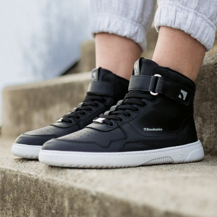 Barebarics Zing High Top Black White Leather