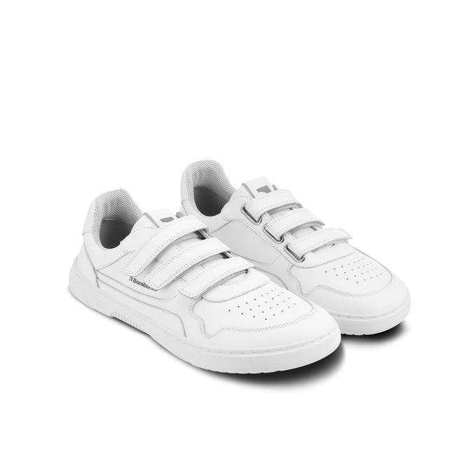 Barebarics Zing Velcro All White Leather