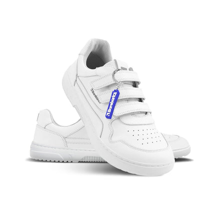 Barebarics Zing Velcro All White Leather