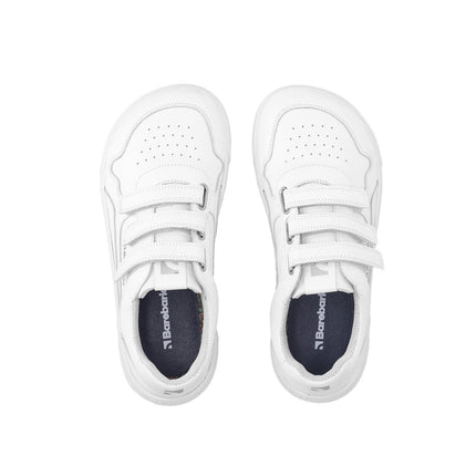 Barebarics Zing Velcro All White Leather