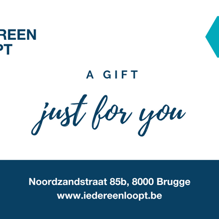 IEDEREEN LOOPT IEDEREEN LOOPT Cadeaubon