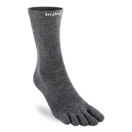 Injinji Liner Crew Merino Wool Slate