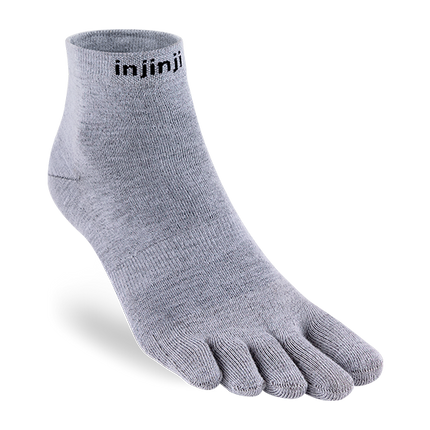 Injinji Liner Mini-Crew Coolmax Grey