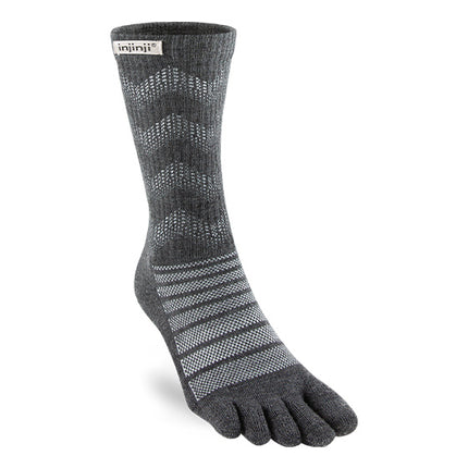 Injinji Outdoor Midweight Crew Wool Slate