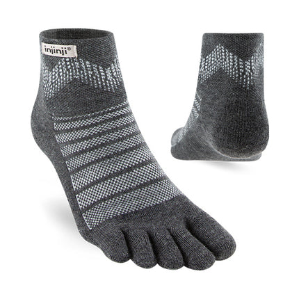 Injinji Outdoor Midweight Mini-Crew Wool Slate