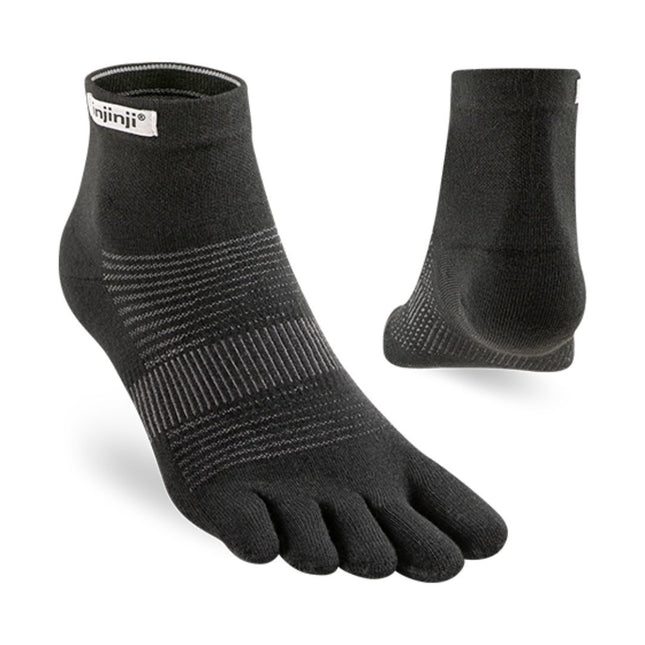 Injinji Run Lightweight Mini-Crew Coolmax Black