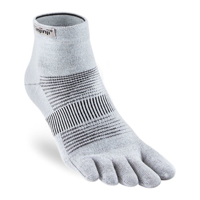 Injinji Run Lightweight Mini-Crew Coolmax Gray