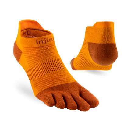 Injinji Run Lightweight No-Show Coolmax Campfire