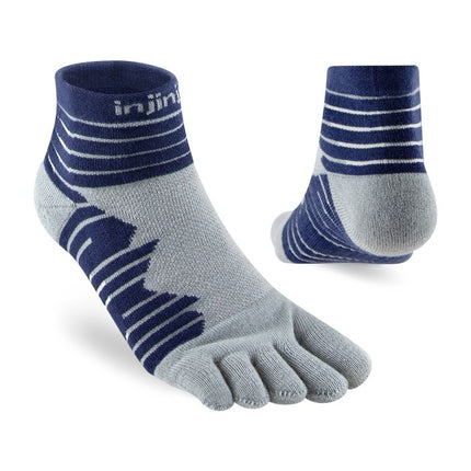 Injinji Ultra Run Mini-Crew - Cobalt