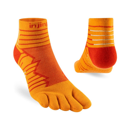 Injinji Ultra Run Mini-Crew Desert Orange