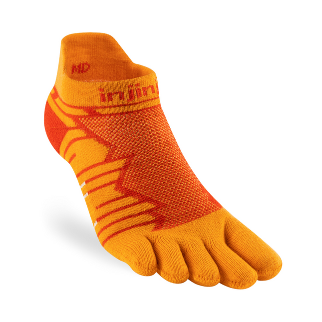 Injinji Ultra Run No-Show Desert Orange