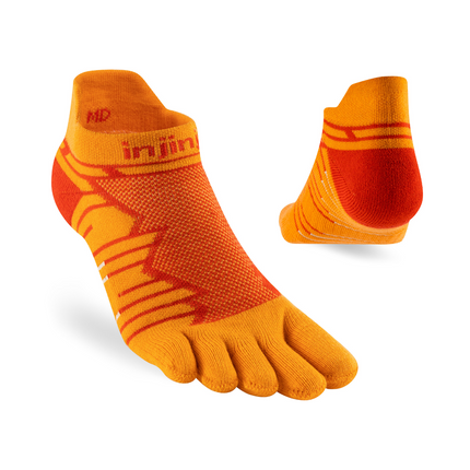 Injinji Ultra Run No-Show Desert Orange