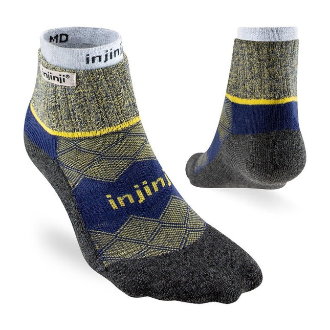 Injinji Women's Liner+Runner Mini-Crew - Canary