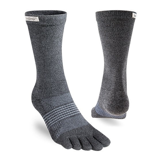 Injinji Women's Trail Midweight Crew Granite