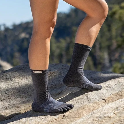 Injinji Women's Trail Midweight Crew Granite