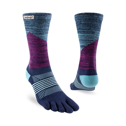 Injinji Women's Trail Midweight Crew Twilight