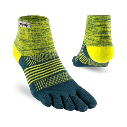 Injinji Women's Trail Midweight Mini-Crew Firefly