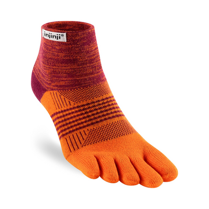 Injinji Women's Trail Midweight Mini-Crew Flame