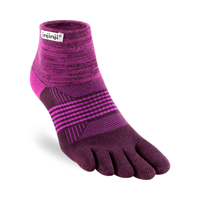 Injinji Women's Trail Midweight Mini-Crew Violet