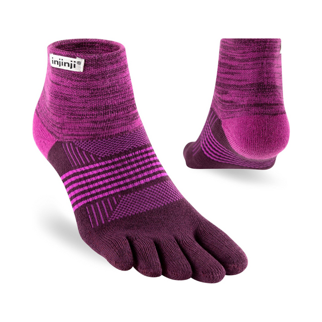 Injinji Women's Trail Midweight Mini-Crew Violet