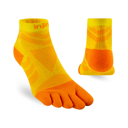 Injinji Women's Ultra Run Mini-Crew Sunflower