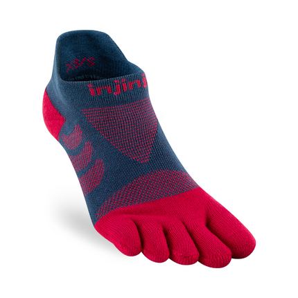 Injinji Women's Ultra Run No-Show Berry