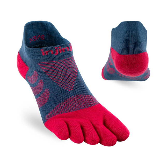 Injinji Women's Ultra Run No-Show Berry