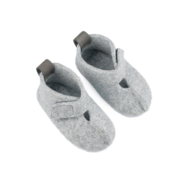 OmaKing Kinder Pantoffel Kaku Grey S186