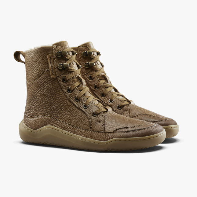 Vivobarefoot Gobi Boot Warmlined Light Tan Mannen