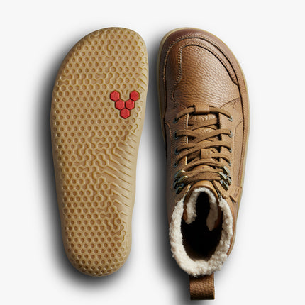 Vivobarefoot Gobi Boot Warmlined Light Tan Mannen