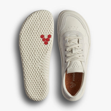 Vivobarefoot Gobi Sneaker Leather Limestone Vrouwen