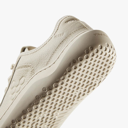 Vivobarefoot Gobi Sneaker Leather Limestone Vrouwen