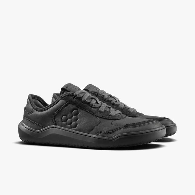 Vivobarefoot Gobi Sneaker Leather Obsidian Mannen