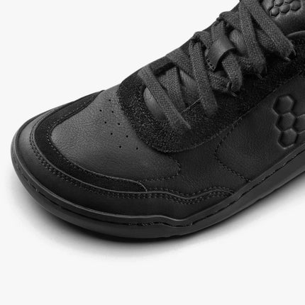 Vivobarefoot Gobi Sneaker Leather Obsidian Vrouwen