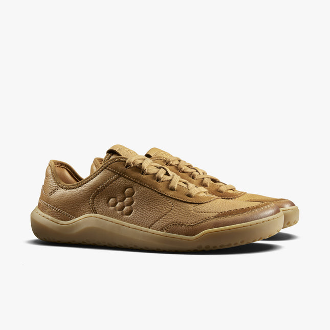 Vivobarefoot Gobi Sneaker Leather Tan Mannen