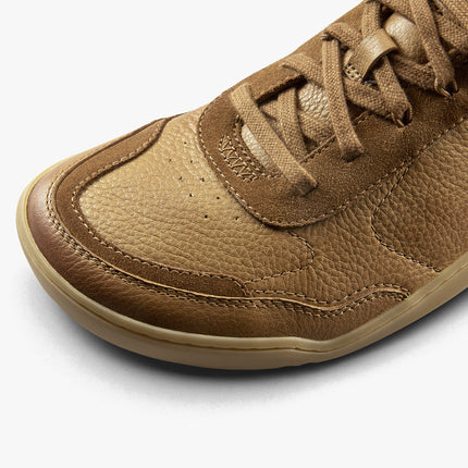 Vivobarefoot Gobi Sneaker Leather Tan Mannen