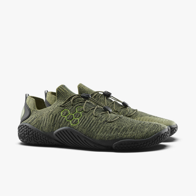 Vivobarefoot Motus Flex Forest Green Acid Lime Mannen