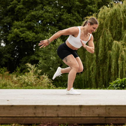 Vivobarefoot Motus Strength Bright White Grey Vrouwen