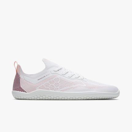 Vivobarefoot Primus Lite Knit White Peach Melba Vrouwen