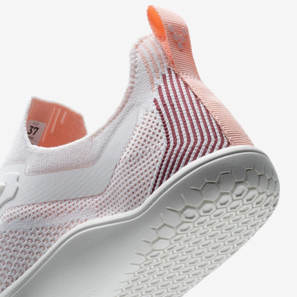 Vivobarefoot Primus Lite Knit White Peach Melba Vrouwen