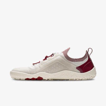 Vivobarefoot Primus Trail Knit Limestone Red Rumba Vrouwen