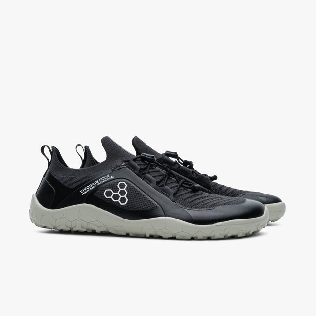 Vivobarefoot Primus Trail Knit Obsidian Pelican Mannen