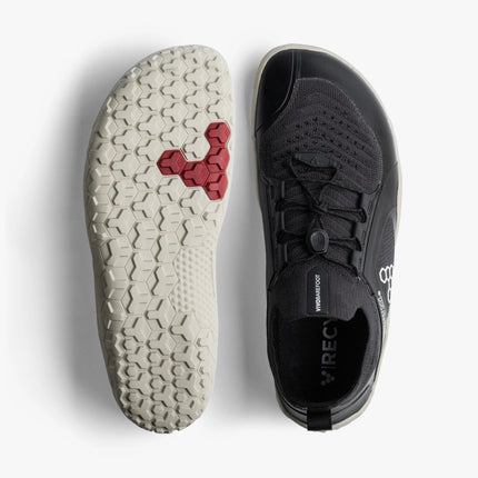 Vivobarefoot Primus Trail Knit Obsidian Pelican Mannen