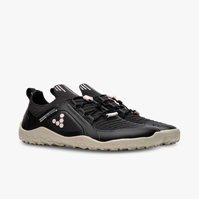 Vivobarefoot Primus Trail Knit Obsidian/Misty Rose/Limestone Vrouwen