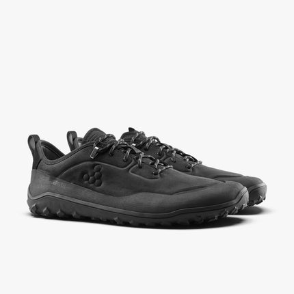 Vivobarefoot Tracker Leather Low Obsidian Mannen