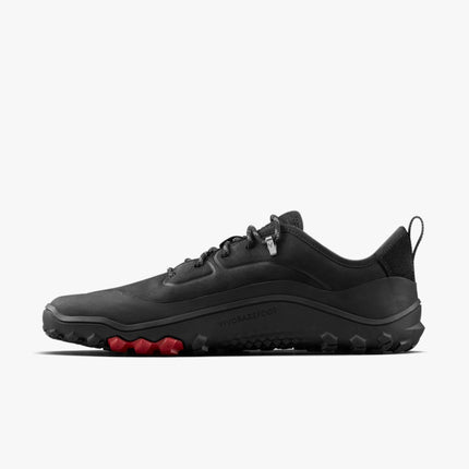 Vivobarefoot Tracker Leather Low Obsidian Mannen