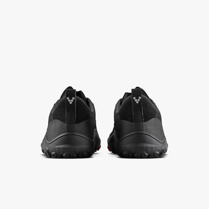 Vivobarefoot Tracker Leather Low Obsidian Mannen