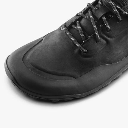 Vivobarefoot Tracker Leather Low Obsidian Mannen