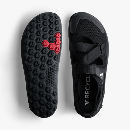 Vivobarefoot Tracker Sandal Obsidian Textile Mannen